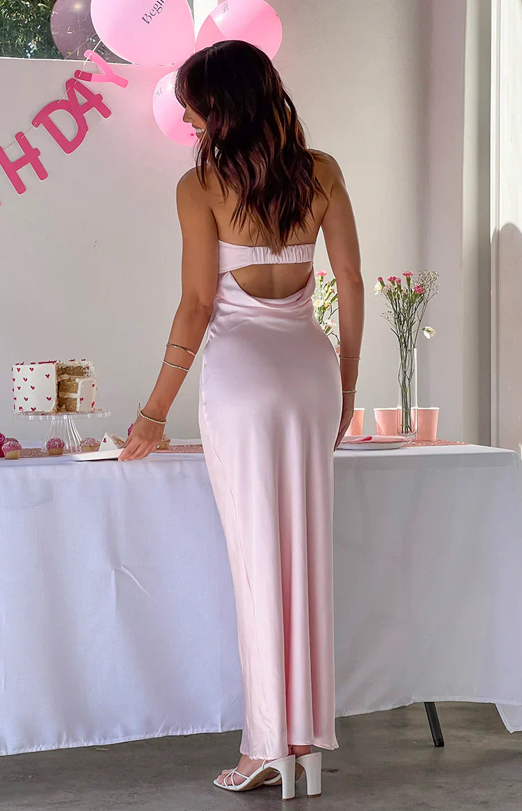 Maiah Maxi Dress | Light Pink