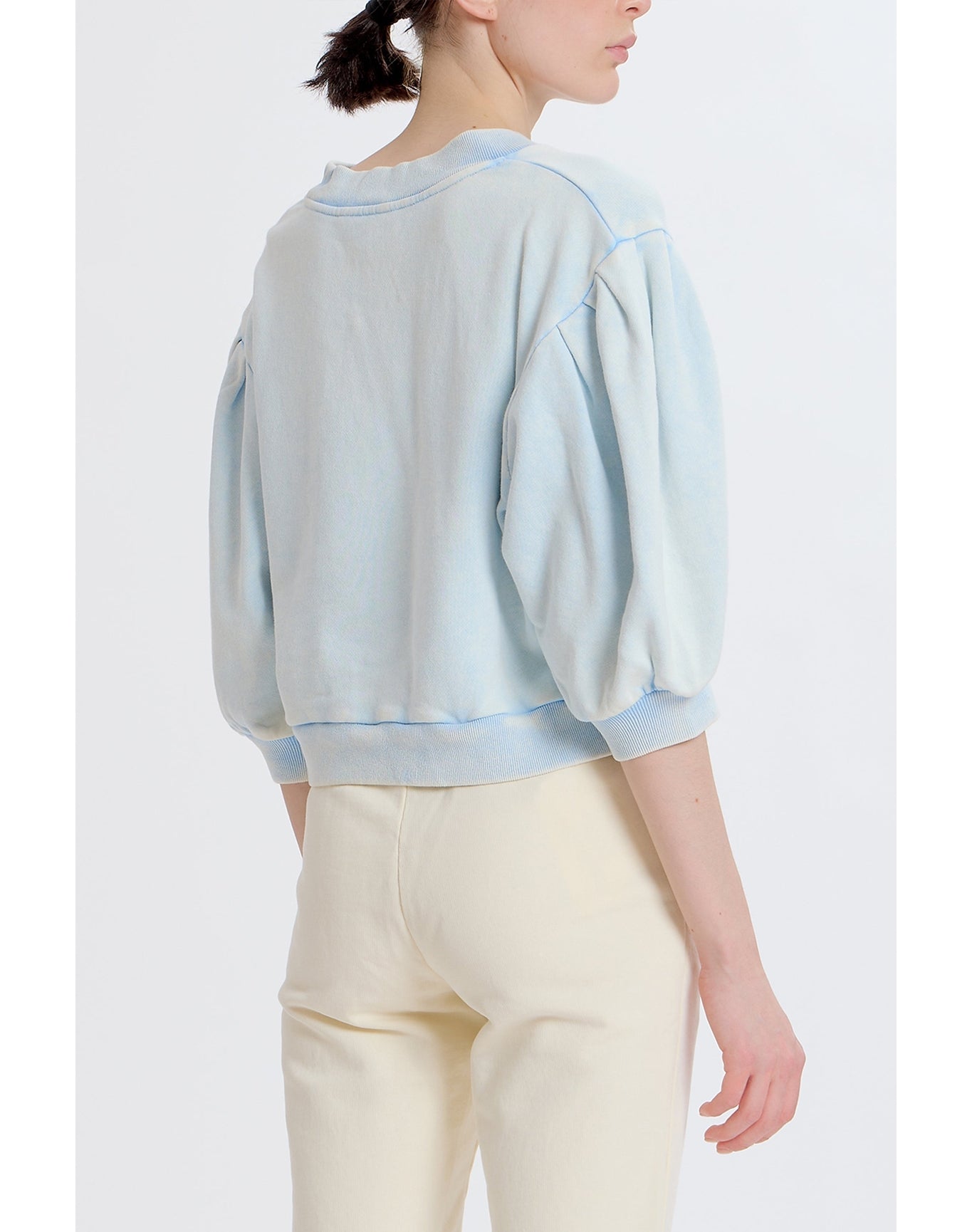 Mandi Cropped Sweatshirt | Blue