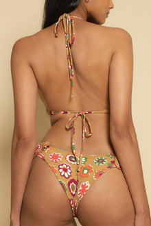 Uno Ruffle Bows Bikini Bottom | Mazzy Floral