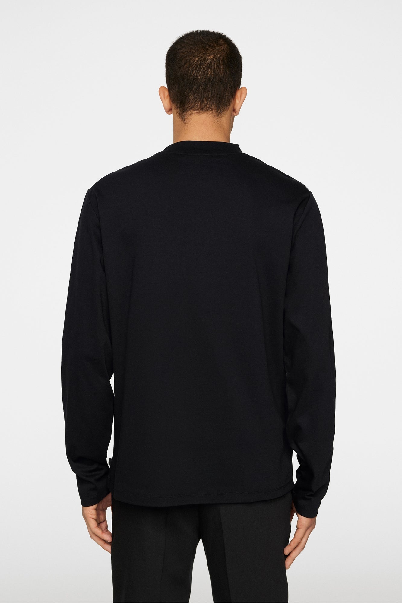 Men | Ace Mock Neck LS T-Shirt | Black