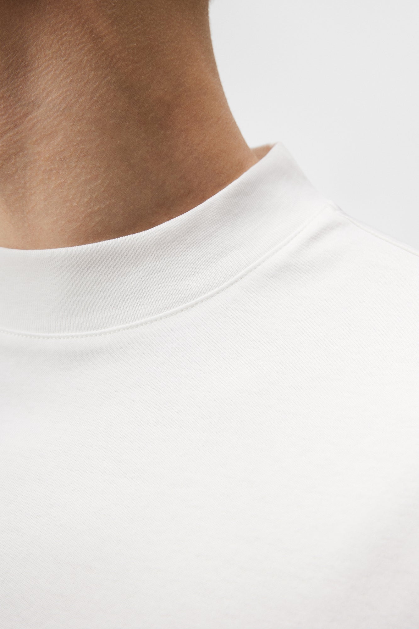 Men | Ace Mock Neck T-Shirt | White