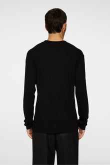 Men | Arnie Mock Neck Ls T-Shirt | Black