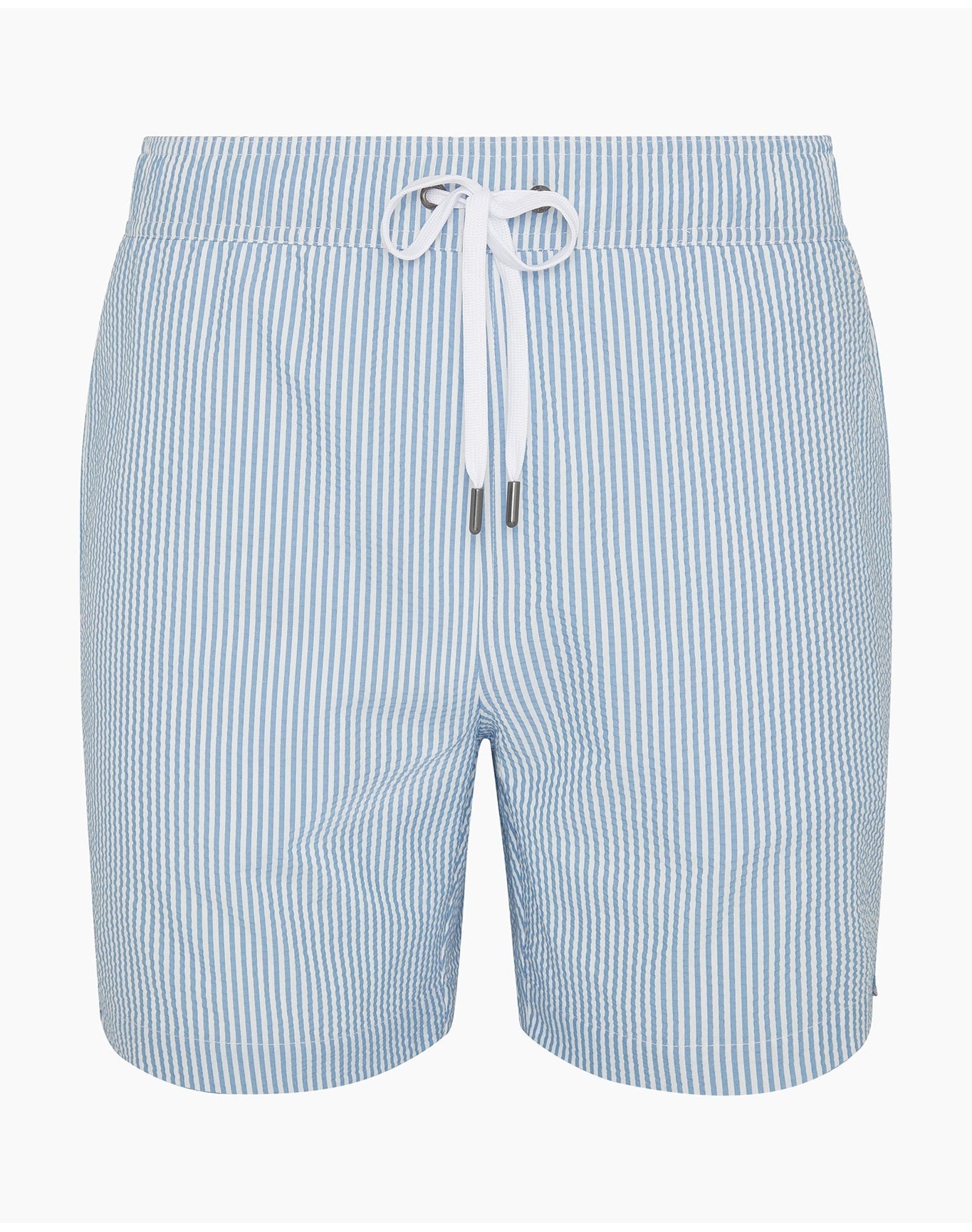 Men | Classic Seersucker Swim Short 7" | Cobalt