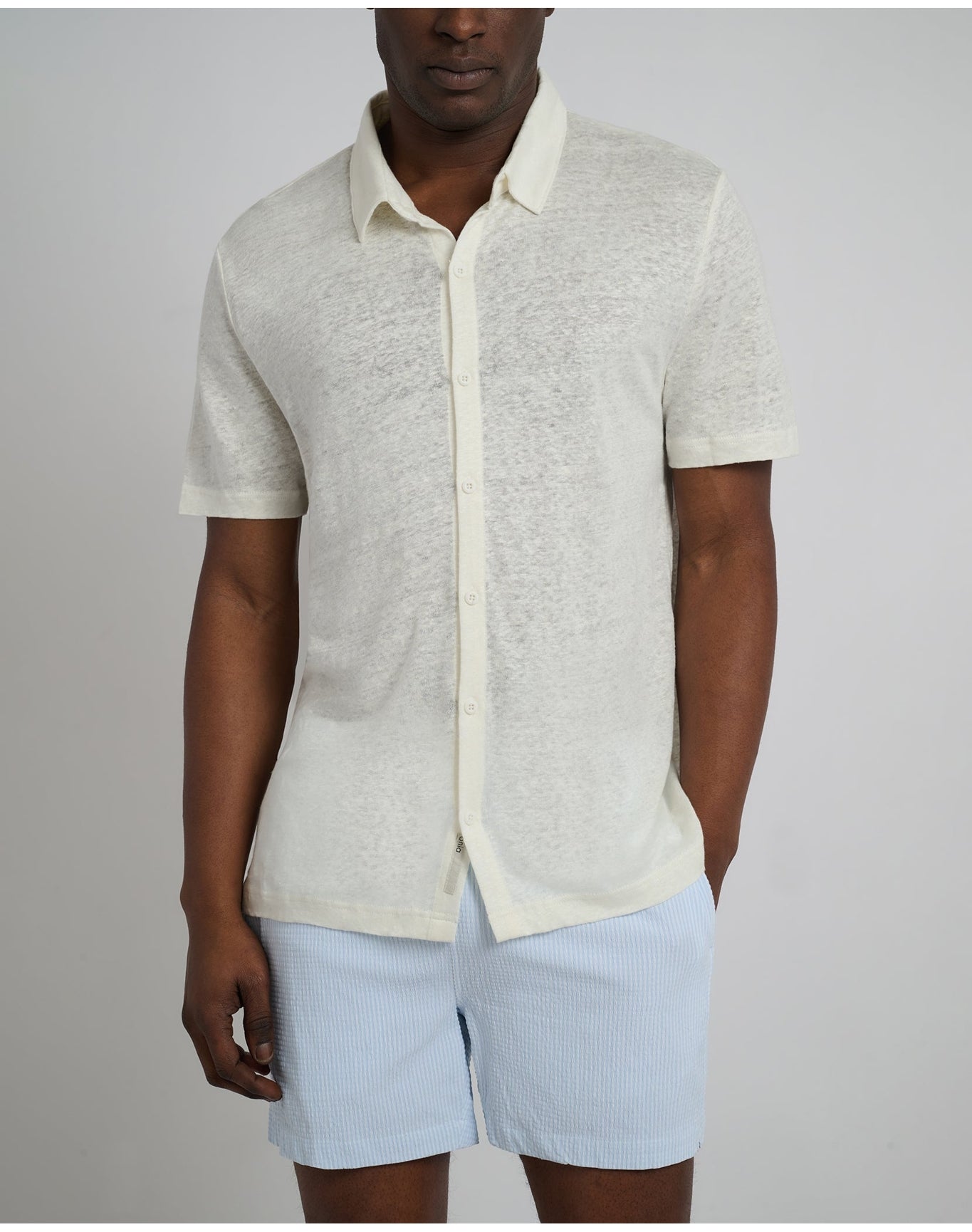 Men | Dylan Linen Shirt | White