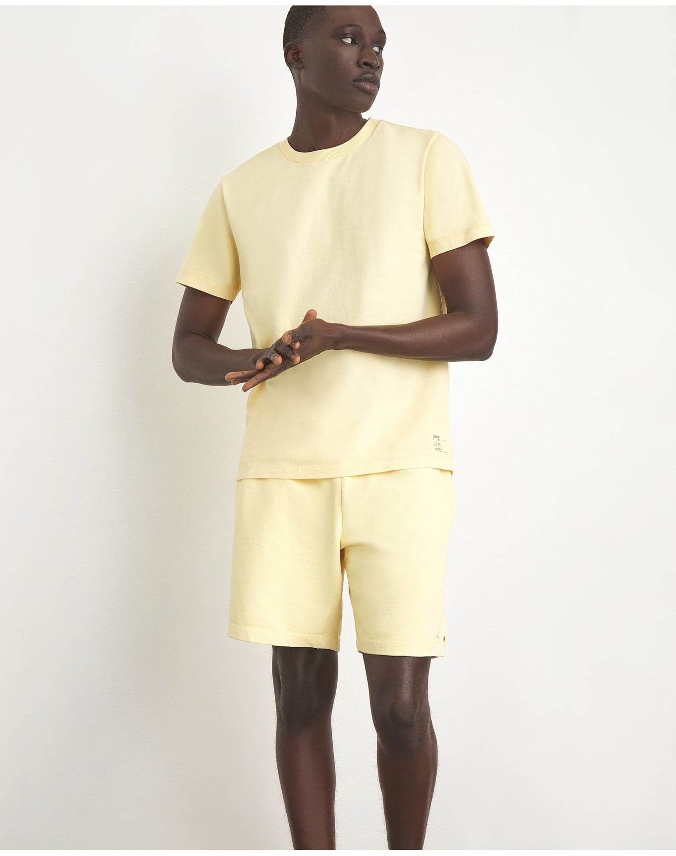 Men | Garment Dye Jersey Crew Neck Tee | Lilac