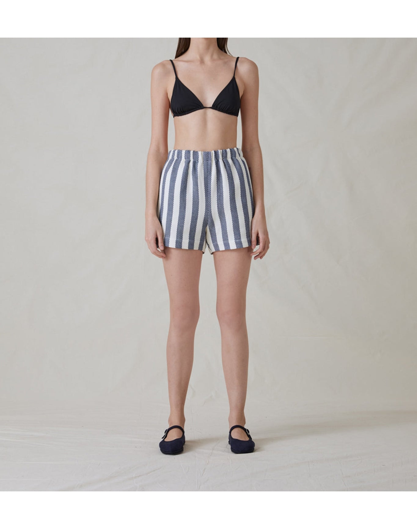 The Shorts | Navy Stripe
