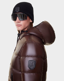 Men | CARTER Reversible Down Puffer | Chocolate