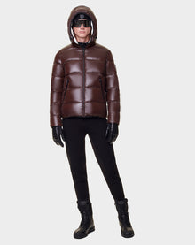 Men | CARTER Reversible Down Puffer | Chocolate