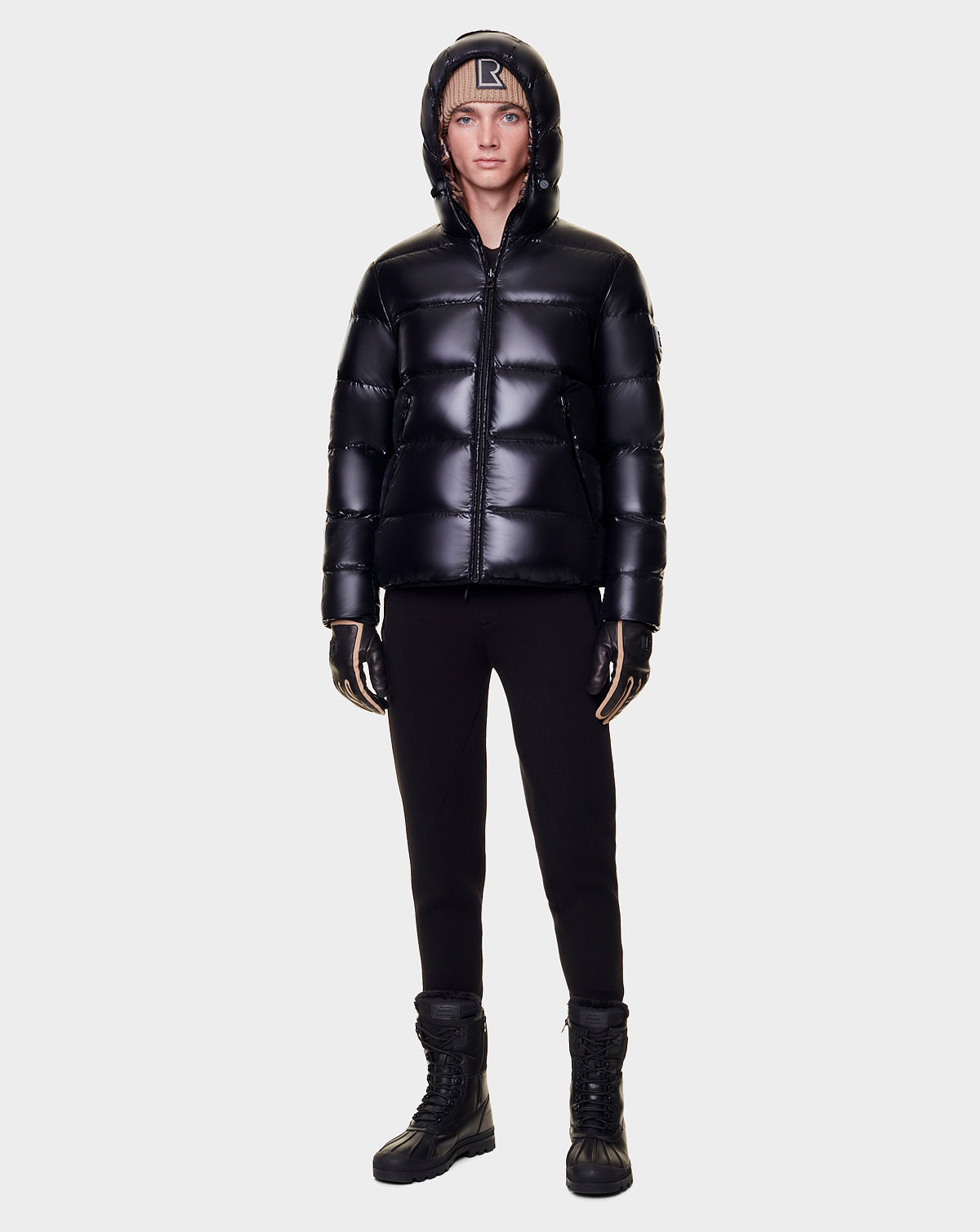 Men | CARTER Reversible Down Puffer | Rudsak Pattern