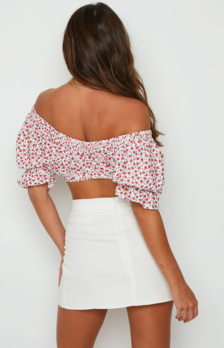 Milan Skirt | White