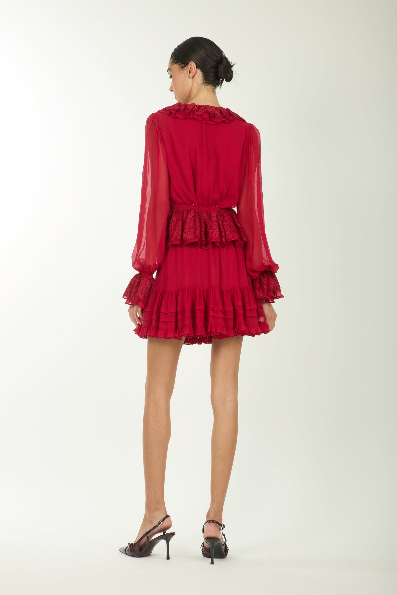 Nilou Skirt | Lipstick Red