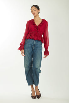 Milana Top | Lipstick Red