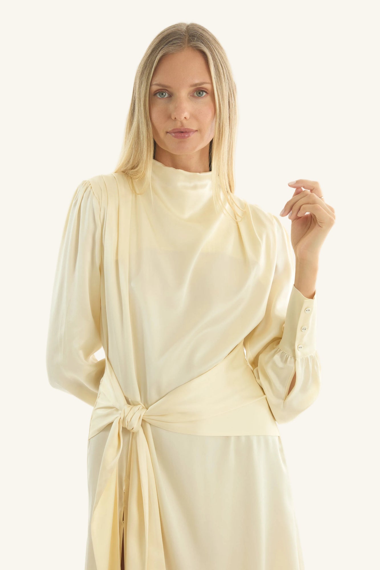 Mina Dress | Vintage Creme