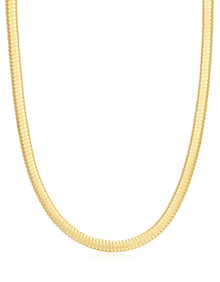 Mini Flex Snake Chain Necklace | Lobster clasp | Gold