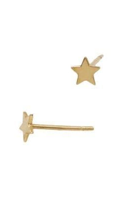 Gold Star Studs | X