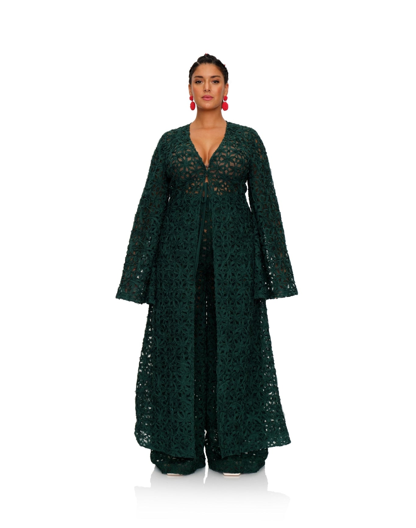 NDU Lace Pants | Emerald