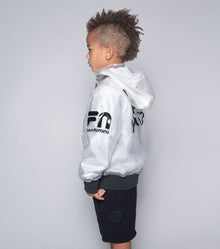 Kid | Milky Hooded Bomber Jacket | Milky