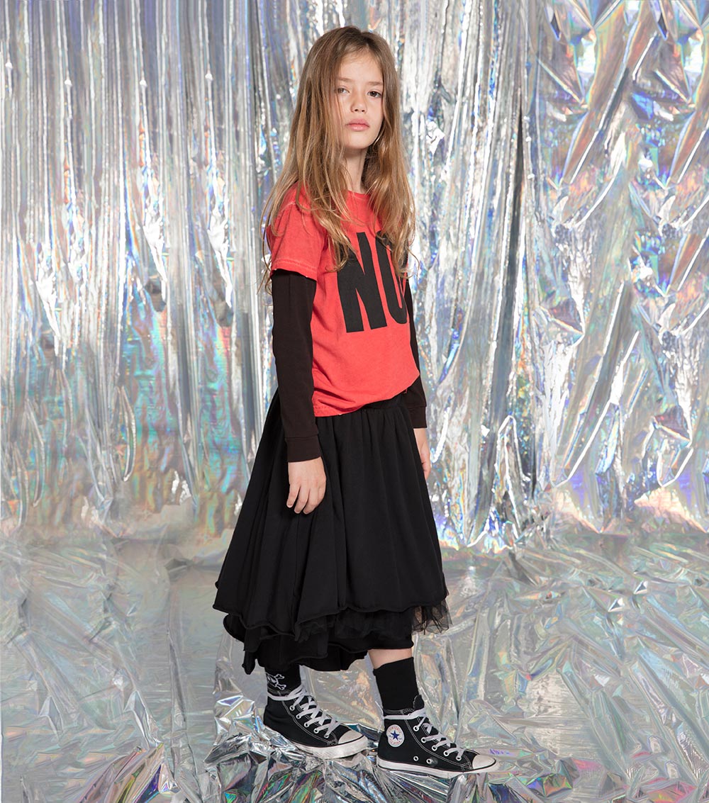 Kid | Layered Tulle Skirt | Black