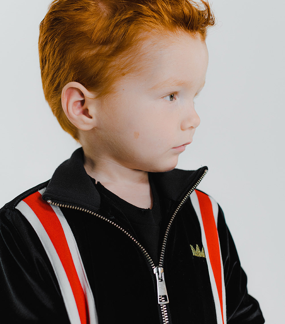 Kid | Disco Velvet Set | Black