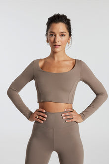 Norba | Crop Top | Mocca