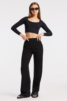 Norba | Crop Top | Black