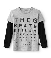 Kid | Vision Test Shirt | Heather Grey