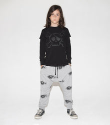 Kid | Eye Baggy Pants | Powder Pink