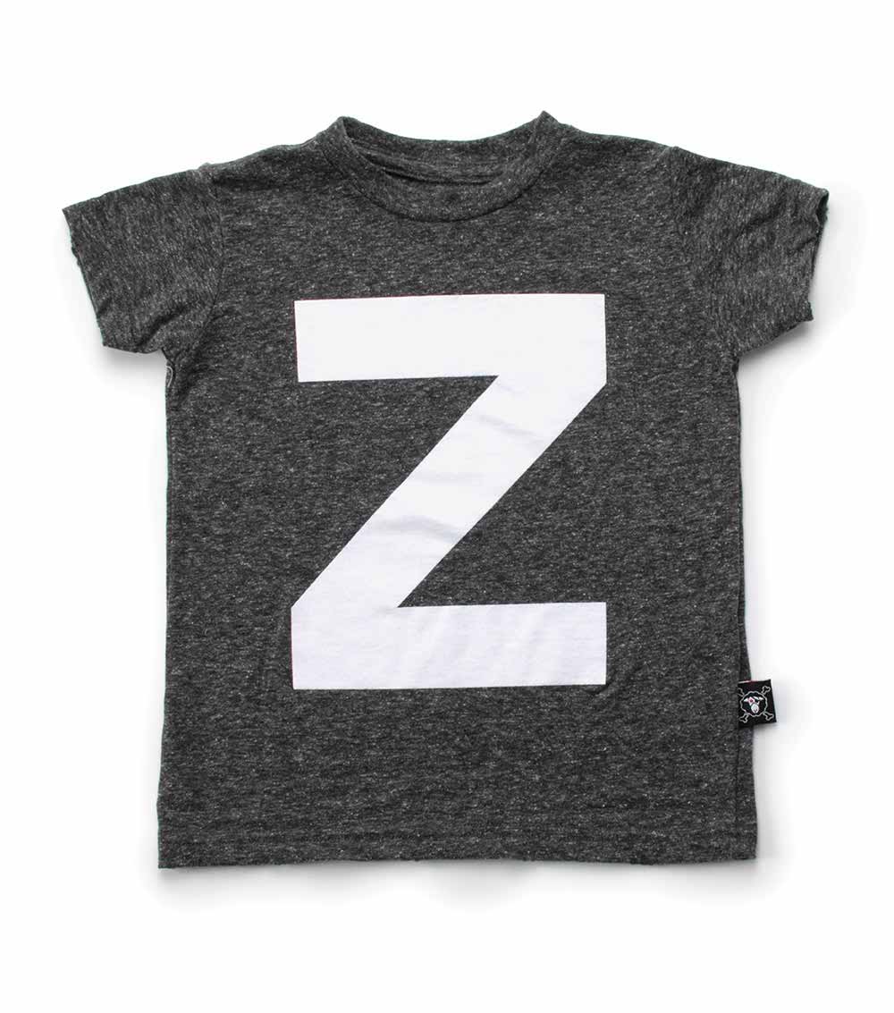 Kid | Z T-Shirt | Charcoal Grey