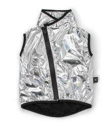 Kid | Nylon Vest | Silver