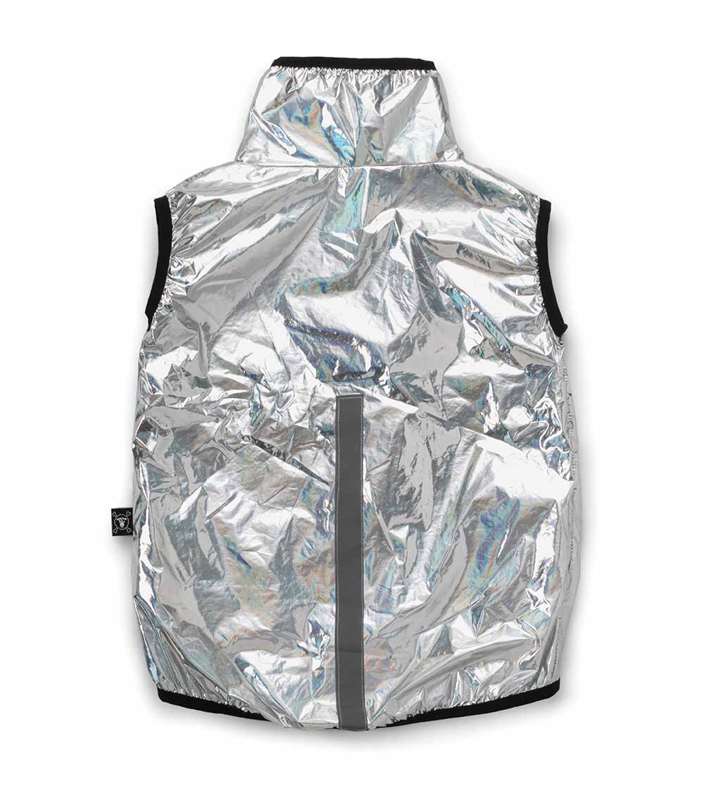 Kid | Nylon Vest | Silver
