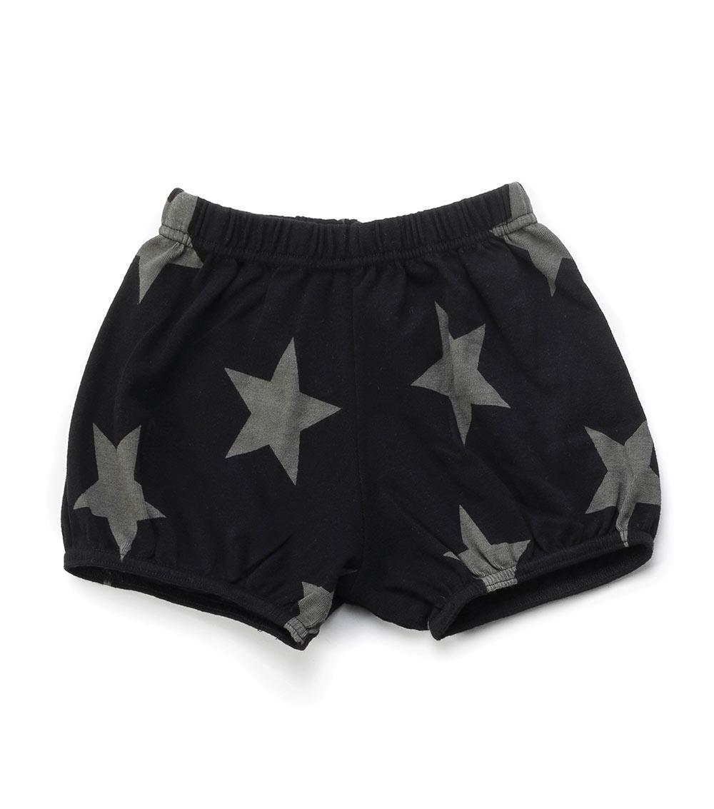 Kid | Star Yoga Shorts | Black