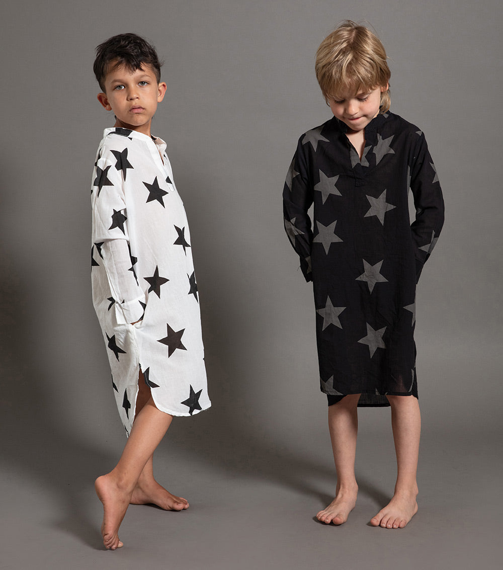 Kid | Star Kaftan | White