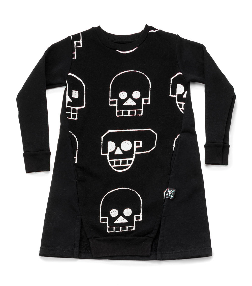 Kid | Skull Robot A Dress | Black