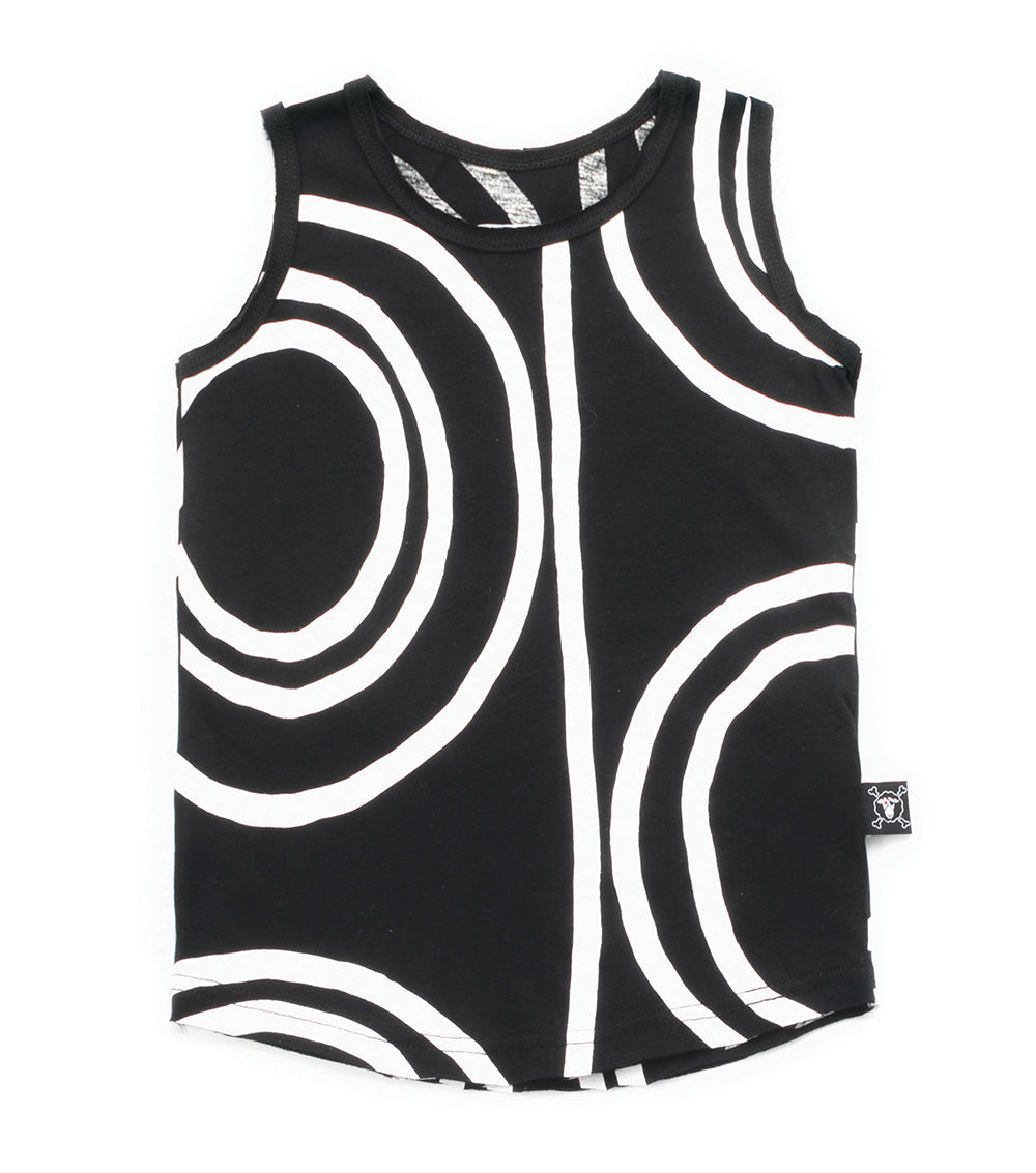 Kid | Circle Tank Top | Black