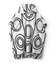 Kid | Circle Beach Poncho | White