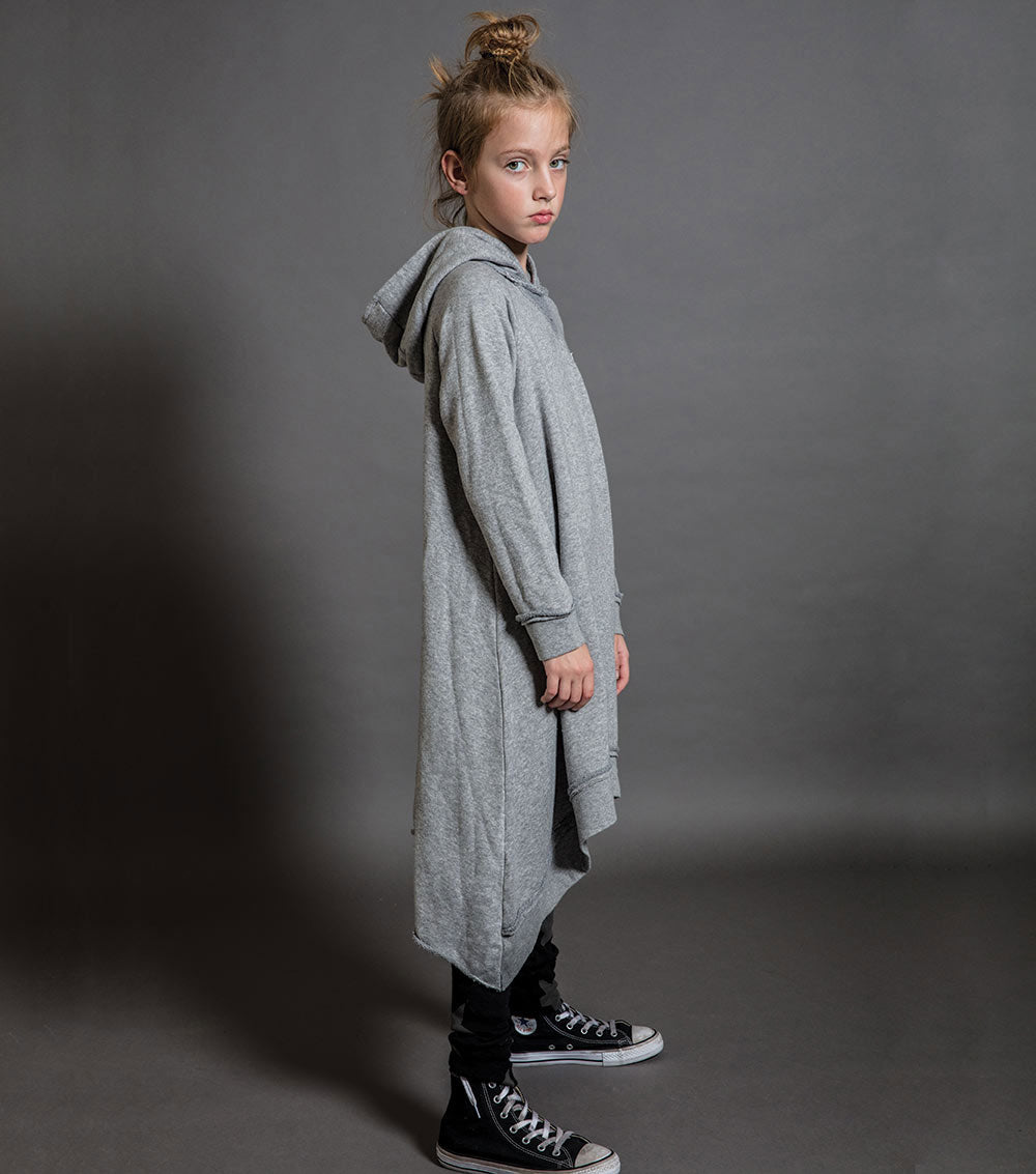 Kid | Hooded Poncho | Black