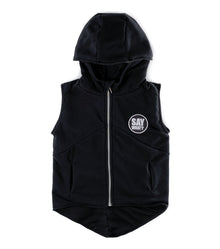 Kid | Hooded Vest | Black