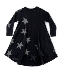 Kid | Half & Half Star 360 Dress | Black