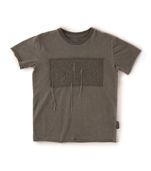 Kid | Embroidered T-Shirt | Vintage Grey