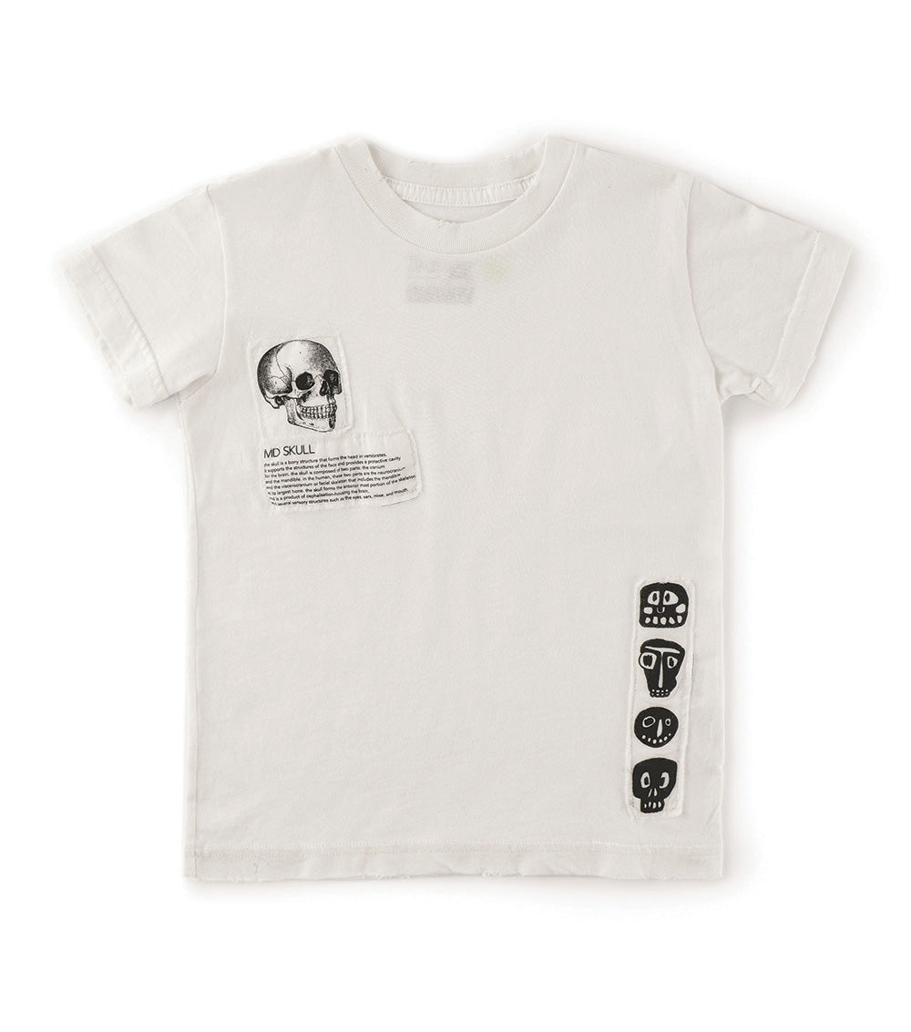 Kid | Skull Evolution T-Shirt | White