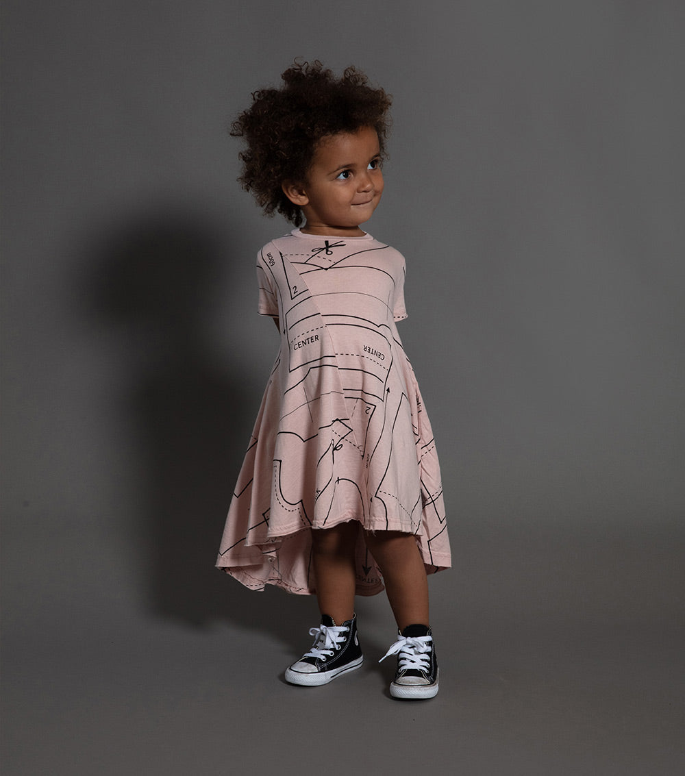 Kid | Sewing Pattern 360 Dress | Black