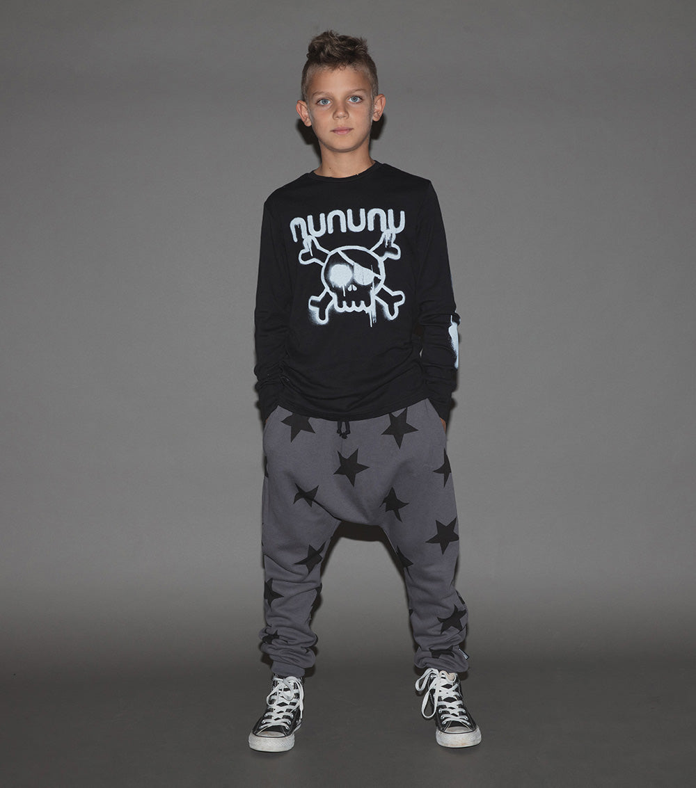 Kid | Sprayed Nununu Shirt | Black
