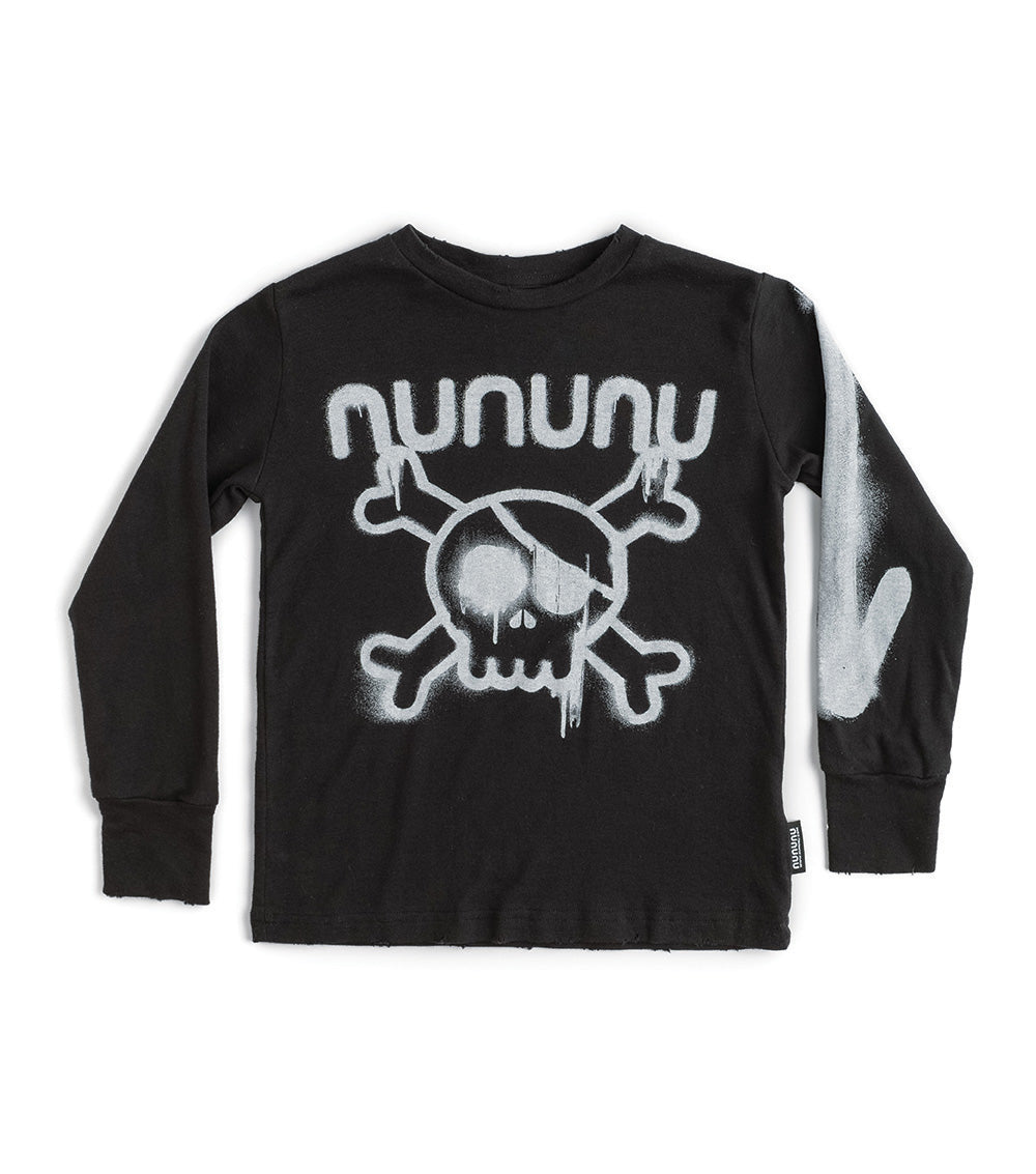 Kid | Sprayed Nununu Shirt | Black