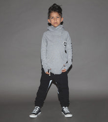 Kid | Nununu Ninja Mask Shirt | Heather Grey