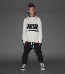 Kid | Sprayed Control Freak Sweatshirt | Natural