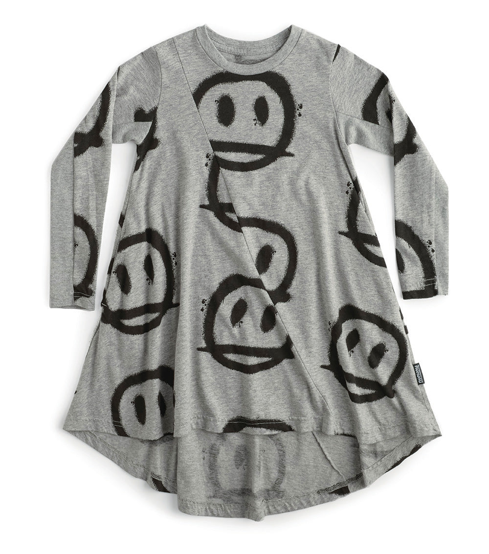 Kid | Sprayed Smiles 360 Dress | Heather Grey