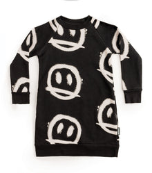 Kid | Sprayed Smiles A Dress | Black