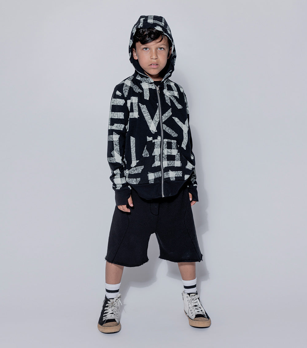 Kid | Solid Sweatshorts | Black
