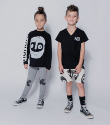 Kid | Double X Leggings | Dusty Heather Grey