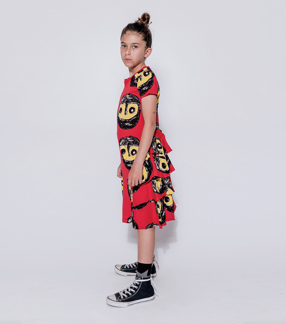 Kid | The Warriors Layered Dress | Black